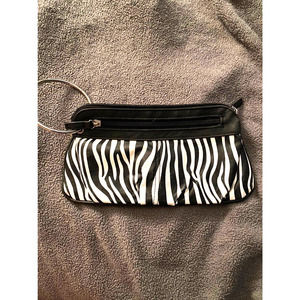 Xhilaration‎ Zebra Print Small Wristlet
